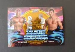 2026 Topps Chrome Cosmic WWE REY MYSTERIO/EDDIE GUERRERO #20/50 GOLD GALACTIC - Image 1