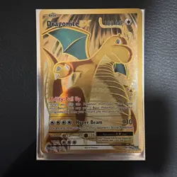 Dragonite EX 106/108 XY Evolutions Full Art Gold Ultra Rare Pokemon - Image 1