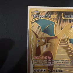 Dragonite EX 106/108 XY Evolutions Full Art Gold Ultra Rare Pokemon - Image 3