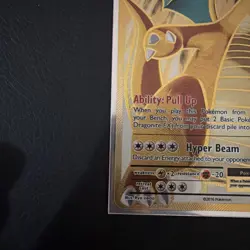 Dragonite EX 106/108 XY Evolutions Full Art Gold Ultra Rare Pokemon - Image 4