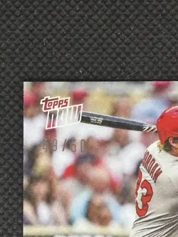 2026 TOPPS NOW 323 BLAZE JORDAN CARDINALS FIRST MLB HIT Gold /50 - Image 2