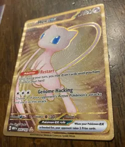 Mew ex 205/165 151 Metal Card Gold Pokemon Card - Scarlet & Violet 151 - NM/M - Image 3