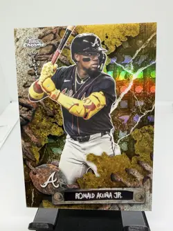 2026 Topps Chrome Cactus Jack Ronald Acuna Jr. #46 Gold Refractor /50 - Image 1