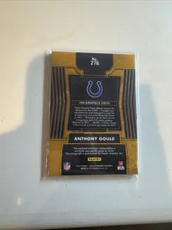 2024 Panini Gold Standard Anthony Gould RC Jumbo Platinum Patch Auto /75 #TB - Image 2