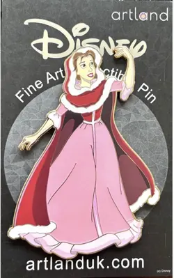 Disney Artland Pulse Beauty & the Beast Belle Winter Cape Jumbo LE 125 Pin - Image 1