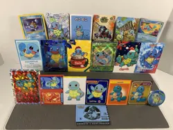 Pokemon Squirtle Lot of Cards and Stickers - Squirtle #7 Lot of 20 - Image 1