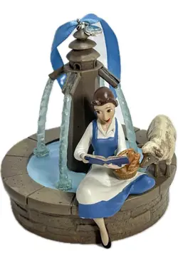 Disney Store Belle Fountain Musical Ornament Beauty And The Beast 2016 Tested - Image 2