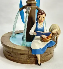 Disney Store Belle Fountain Musical Ornament Beauty And The Beast 2016 Tested - Image 3