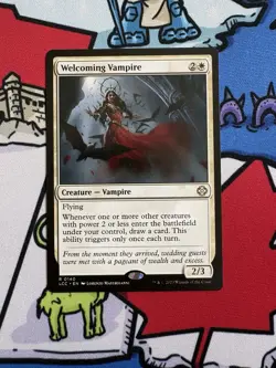 Welcoming Vampire x1 Mtg The Lost Caverns of Ixalan Commander - Image 1