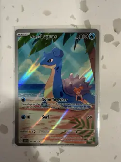 The Pokemon Company Misty's Lapras 194/182 SV10 Destined Rivals IR Holo FA Eng - Image 1