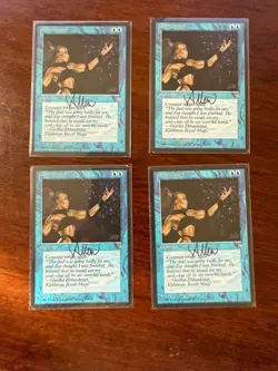 MTG magic the gathering - Counterspell signed Allen Williams - Image 1