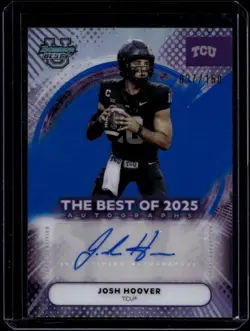 2025 Bowmans Best Josh Hoover The Best of 2025 Auto Blue Refractor /150 - Image 1
