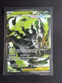 Pokemon Mega Darkrai EX 101/084 Pitch Black Full Art Holo Ultra Rare NM - Image 1