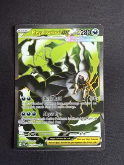 Pokemon Mega Darkrai EX 101/084 Pitch Black Full Art Holo Ultra Rare NM - Image 2