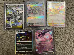 Pokemon TCG Japanese Froslass Umbreon Pikachu Mew NM Holo 5 Card Lot - Image 1