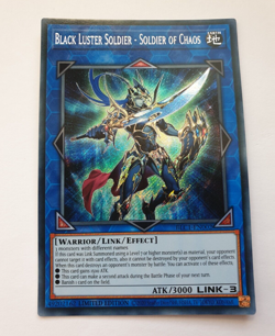 BLC1-EN002 Black Luster Soldier - Soldier of Chaos - Secret Rare - YuGiOh Card - Image 1