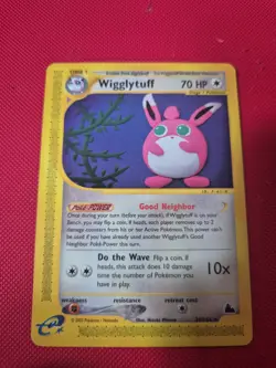 Pokemon Wigglytuff Skyridge 34/144 Non-Holo Card NM - Image 1