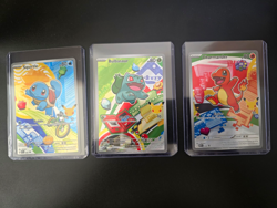 Pokemon First Partner Illustration Collection Series 1 Kanto Gen 1 Starters Set - Image 1