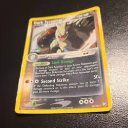 Dark Tyranitar EX Team Rocket Returns Holo Rare Pokemon Card 20/109 - Image 2