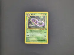 Pokemon TCG Arbok Fossil Card 31/62 Regular Uncommon 1st Edition Heavily Played - Image 1