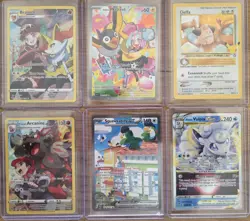 Pokemon Card Job Lot Bundle - 6x Full Art / Ultra Rare / IR / VSTAR / Classic NM - Image 1