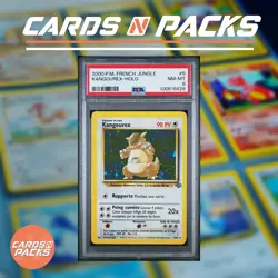 Carte Pokemon Kangourex 5/64 HOLO Edition 2 *TOP POP* Jungle PSA 8 NM-Mint🇫🇷🔥 - Image 1