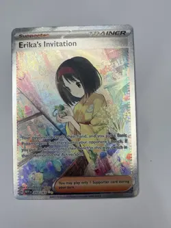Pokemon Trading Card TCG S&V 151 Erika's Invitation 203/165 MINT PACK FRESH - Image 1