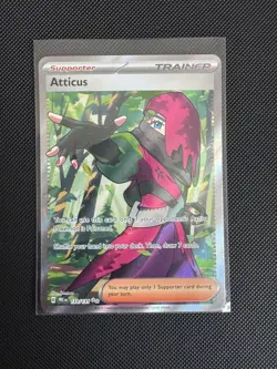 Atticus Ultra Rare SV: Prismatic Evolutions 133/131 Pokemon Card TCG NM - Image 1
