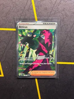 Atticus 133/131 - Pokemon TCG Prismatic Evolutions Full Art Ultra Rare NM - Image 1