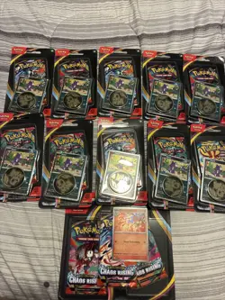 Pokemon TCG Chaos Rising Blister Pack Toxel Lot Of 11 New Sealed 3 Pack Unopened - Image 1