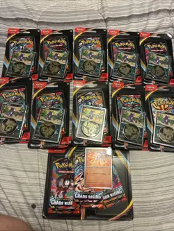 Pokemon TCG Chaos Rising Blister Pack Toxel Lot Of 11 New Sealed 3 Pack Unopened - Image 2