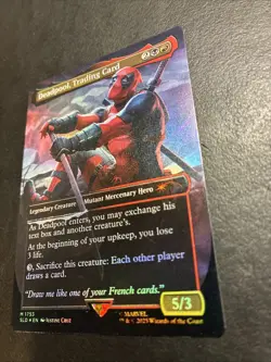 Deadpool, Trading Card (Rainbow Foil) Secret Lair Drop Foil - Image 1