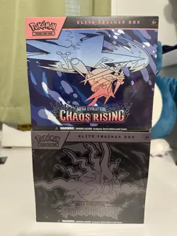 Pokemon Pitch Black Etb Factory Sealed Pokemon Chaos Rising Etb Factory Sealed - Image 1