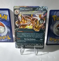 Nintendo Pokemon TCG Charizard ex 196+ 3-Card Holo Lot (EN) - Image 1