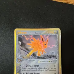 Jolteon 7/113 Delta Species Holo Rare English 2005 Pokemon Card TCG - Image 2