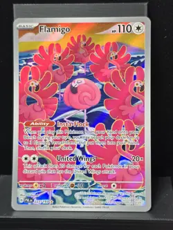 Pokemon Flamigo 227/193 Paldea Evolved Illustration Rare Holofoil Light Play - Image 2