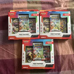 Pokemon TCG First Partner Illustration Collection Series 2 *NEW & SEALED* X3 - Image 1