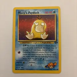 Pokemon Misty's Psyduck Gym Challenge 90/132 2000 Vintage - Image 1