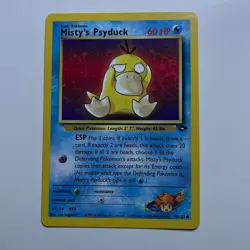 Misty's Psyduck 90/132 Gym Challenge WoTC Vintage Pokemon Card NM - Image 1