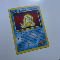 Misty's Psyduck 90/132 Gym Challenge WoTC Vintage Pokemon Card NM - Image 2