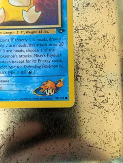 Misty's Psyduck 90/132 Common Gym Challenge Pokemon - Image 3