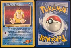 Misty's Psyduck 90/132 Common Gym Challenge Pokemon 1st Edition Lightly Played - Image 1