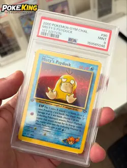 Pokemon TCG Misty's Psyduck 90/132 Gym Challenge 1st Ed Regular PSA 9 2000 - Image 1