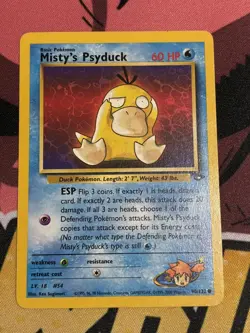 Pokemon TCG Misty's Psyduck Gym Challenge 90/132 Regular MP. - Image 1