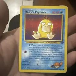 Pokemon Misty's Psyduck 90/132 Gym Challenge MP - Image 1