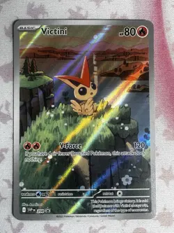 Victini 208 & Mimikyu 75 Black Star Promo Set Pokemon Card NM/Pack Fresh - Image 3