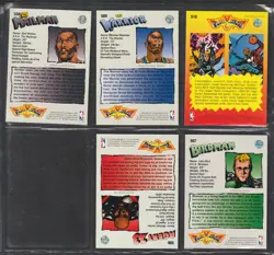 1992-93 Upper Deck FaniMation LOT OF 5 MJ Bird Malone Mutombo MJ & Bird MINT MJ - Image 2