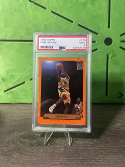 1999 Topps Kobe Bryant PSA 9 MINT #125 Los Angeles Lakers - Image 1