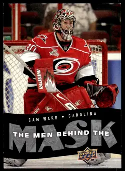 2007-08 Upper Deck The Men Behind the Mask Cam Ward Carolina Hurricanes #BM1 R89 - Image 1