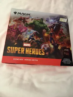Heroes United Marvel Super Heroes Scene Box New Magic The Gathering - Image 1